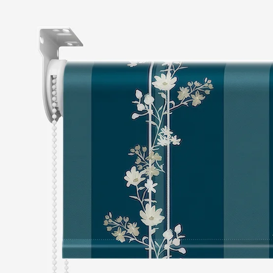 Sonova Studio Floral Cascade Stone Blue roller