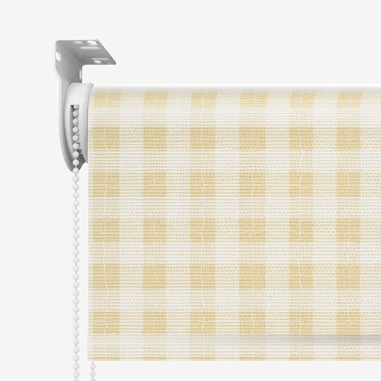 Sonova Studio Gingham Butter Yellow roller