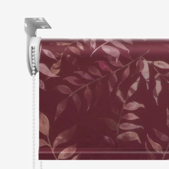 Sonova Studio Kaleidoscope Leaves Berry red roller