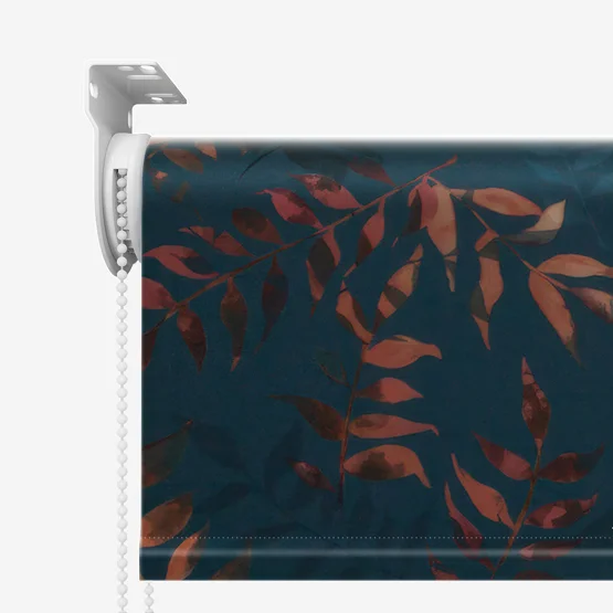 Sonova Studio Kaleidoscope Leaves Blue Rust roller