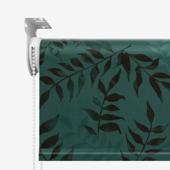 Sonova Studio Kaleidoscope Leaves Teal roller