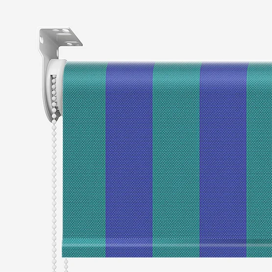 Sonova Studio Whitby Stripe Midnight Green roller