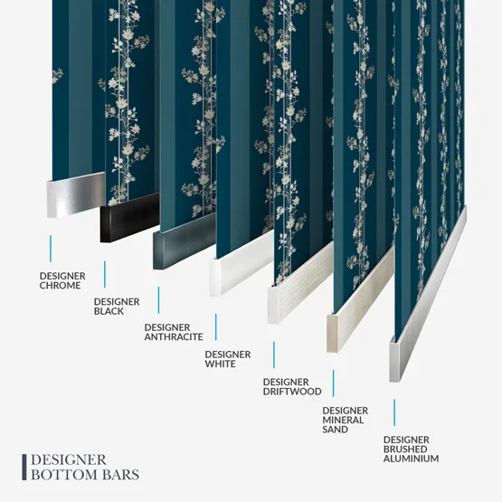 Sonova Studio Floral Cascade Stone Blue roller