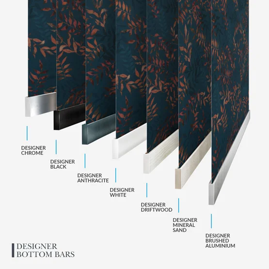 Sonova Studio Kaleidoscope Leaves Blue Rust roller