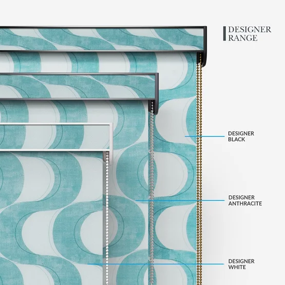 Wave Teal roller