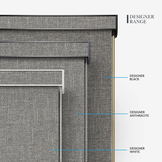 Coulisse Bergen Blackout Mid Grey roller