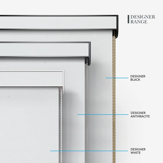 Coulisse Bergen Blackout White roller