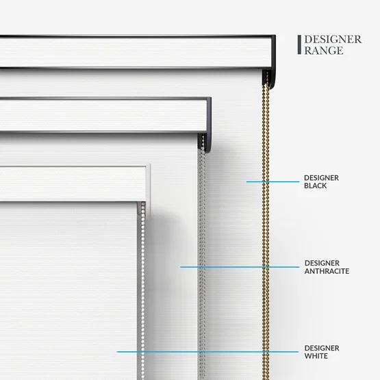 Coulisse Detroit Blackout White roller