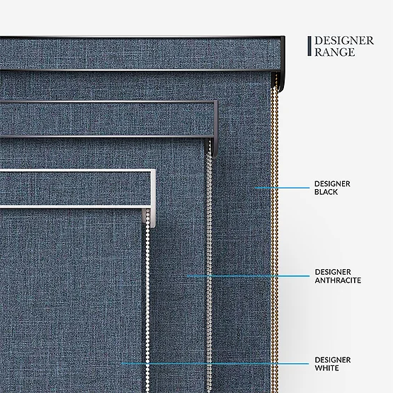 Leniro Blackout Navy Blue roller