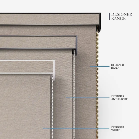 Oxford Blackout Taupe roller