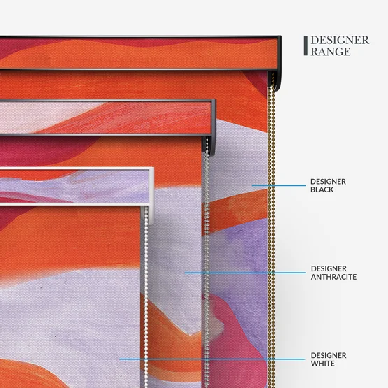 Sonova Studio Abstract Landscape Sandstorm Red roller