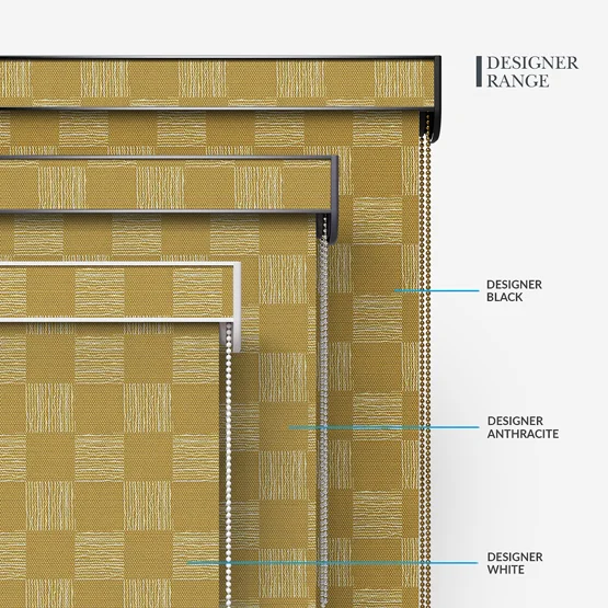 Sonova Studio Crosshatch Mustard roller