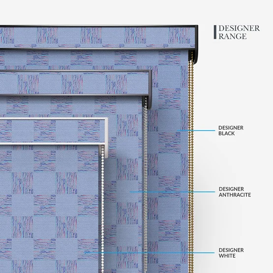 Sonova Studio Crosshatch Periwinkle roller
