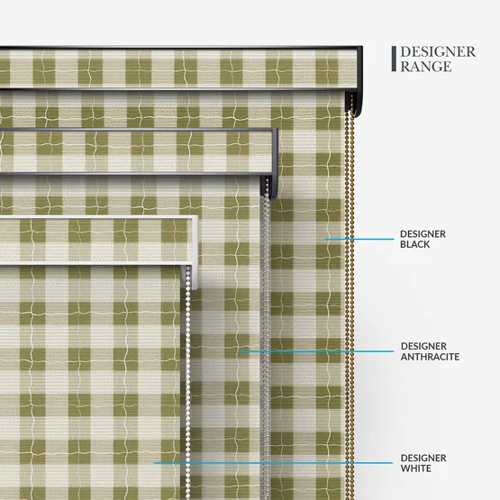Sonova Studio Gingham Olive roller