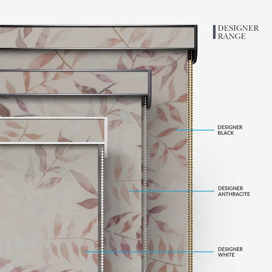 Sonova Studio Kaleidoscope Leaves Blush Pink roller