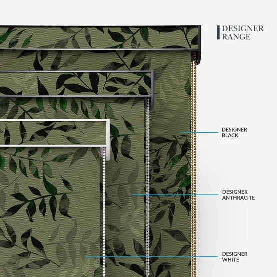 Sonova Studio Kaleidoscope Leaves Green roller