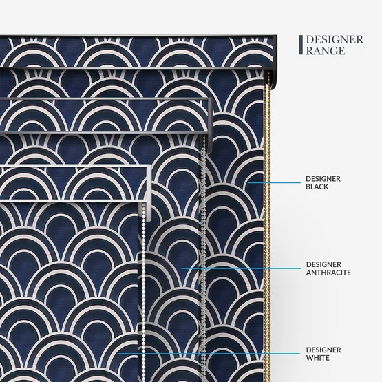 Sonova Studio Kibo Stripe Indigo Blue roller