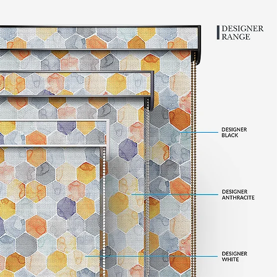 Sonova Studio Mosaic Indigo Orange roller