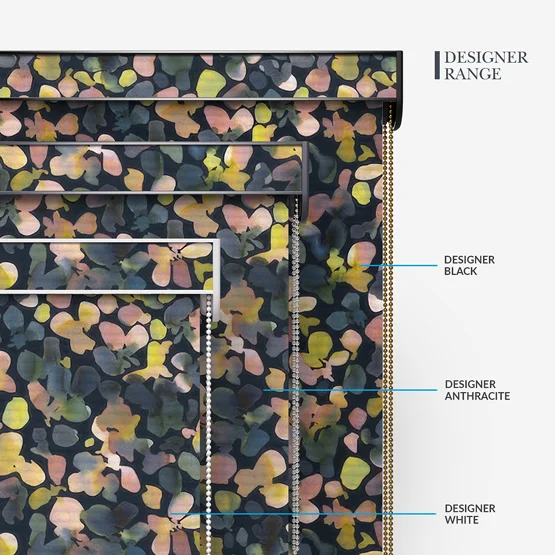 Sonova Studio Petal Pattern Midnight Blue roller