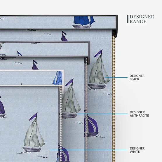 Sonova Studio Seashore Sails Deep Ocean Blue roller