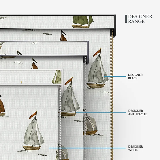 Sonova Studio Seashore Sails Seaweed Natural roller