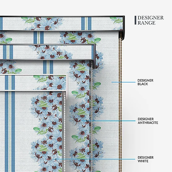 Sonova Studio Sunflower Vine French Blue roller