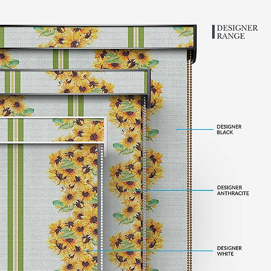 Sonova Studio Sunflower Vine Linen roller