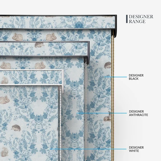 Sonova Studio Woodland Damask Cornflower Blue roller