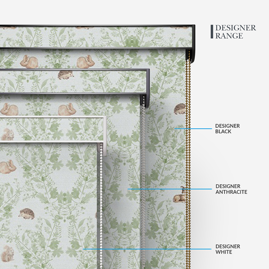 Sonova Studio Woodland Damask Fern Green roller