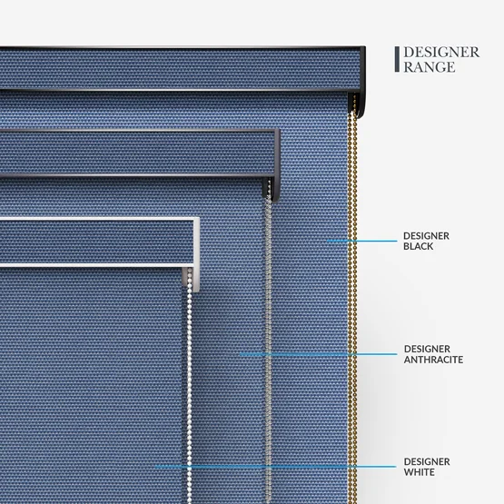 Deluxe Plain Denim Blue roller