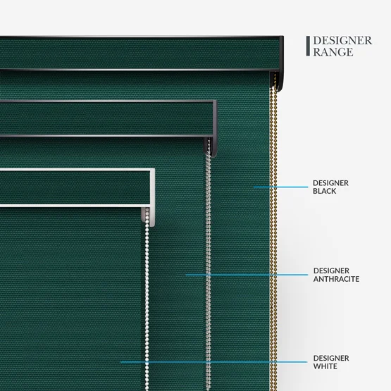 Deluxe Plain Forest Green roller