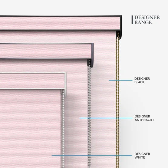 Deluxe Plain Peony Pink roller
