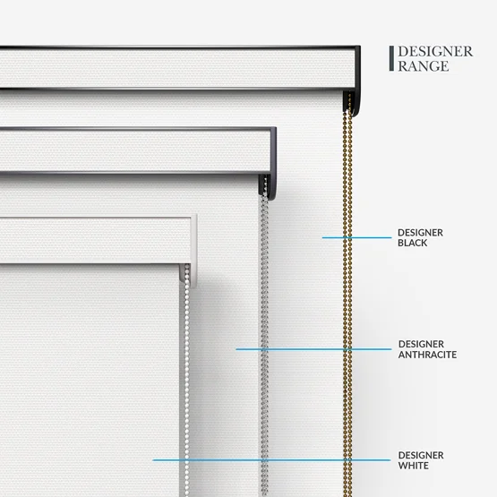Deluxe Plain Porcelain White roller
