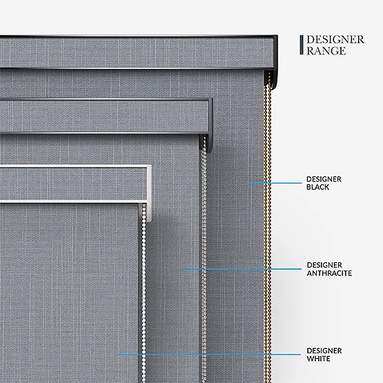 Flax Blackout Cloudy Blue roller