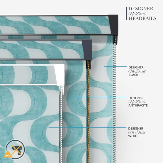 Wave Teal roller