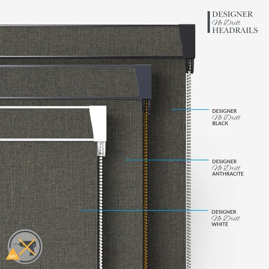 Coulisse Bergen Blackout Anthracite roller