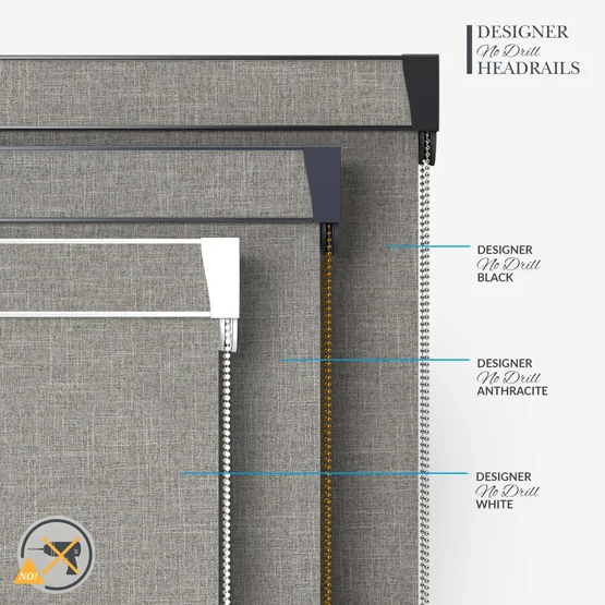 Coulisse Bergen Blackout Grey Stone roller