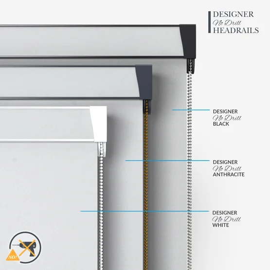Coulisse Bergen Blackout White roller