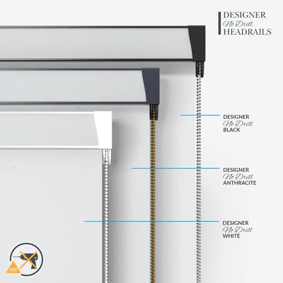Coulisse Bergen White roller