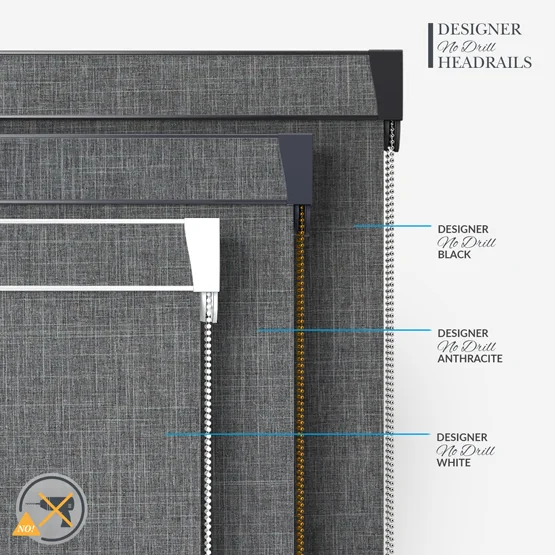 Coulisse Portofino Blackout Ash roller