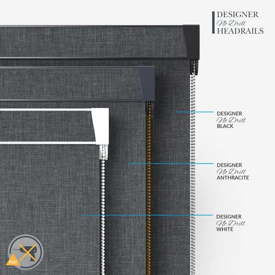 Leniro Blackout Rock Grey roller