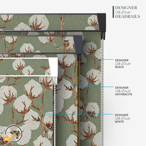 Sonova Studio Cotton Trellis Olive roller