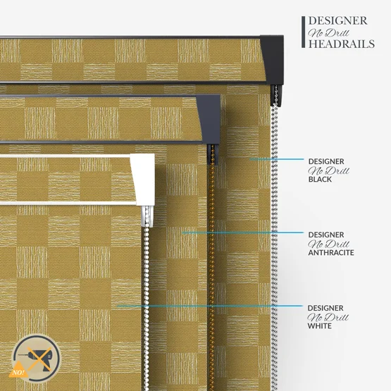 Sonova Studio Crosshatch Mustard roller
