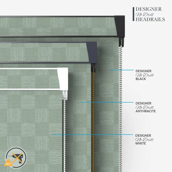 Sonova Studio Crosshatch Sage roller