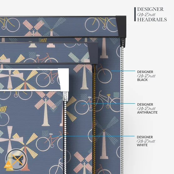 Sonova Studio Dutch Living Dusky Blue roller