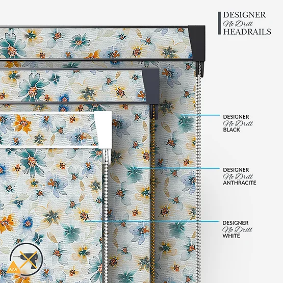 Sonova Studio Garden Violets Blue Rust roller