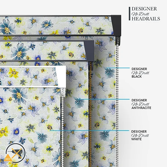 Sonova Studio Garden Violets Buttercup Yellow roller