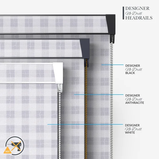 Sonova Studio Gingham Lilac roller
