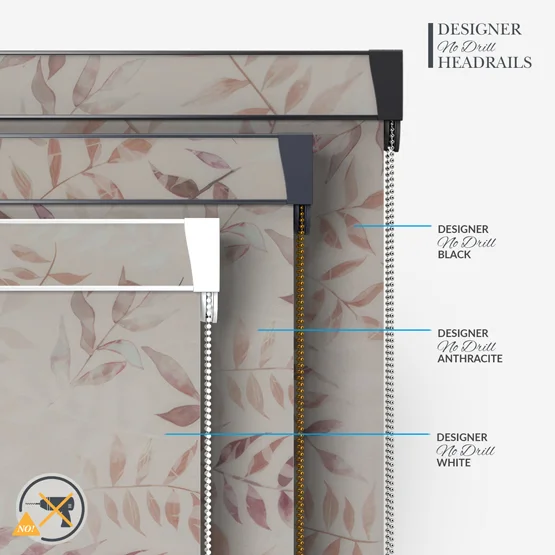 Sonova Studio Kaleidoscope Leaves Blush Pink roller