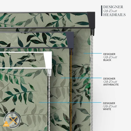 Sonova Studio Kaleidoscope Leaves Sage roller